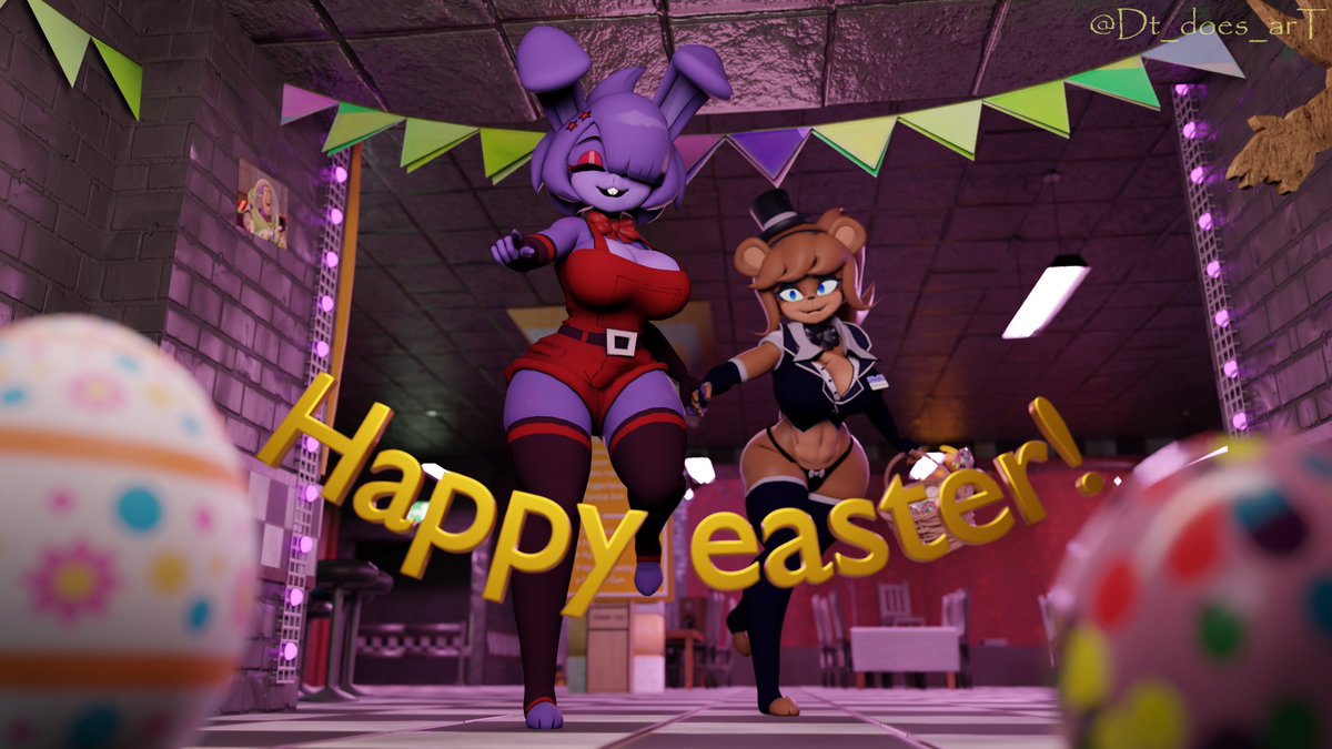 Happy Easter everyone!

Bonfie was very hyped to go easter egg hunting~

map by: <a href="/ContentBot0777/">🔞CB Creative Studio (Commissions OPEN)🔞</a> 
girls by: <a href="/CryptiaCurves/">🔞Cryptia🔞</a> 

#easter #FNC  #Frenni #bonfie #Fazclaires #fazclairesnightclub #blender