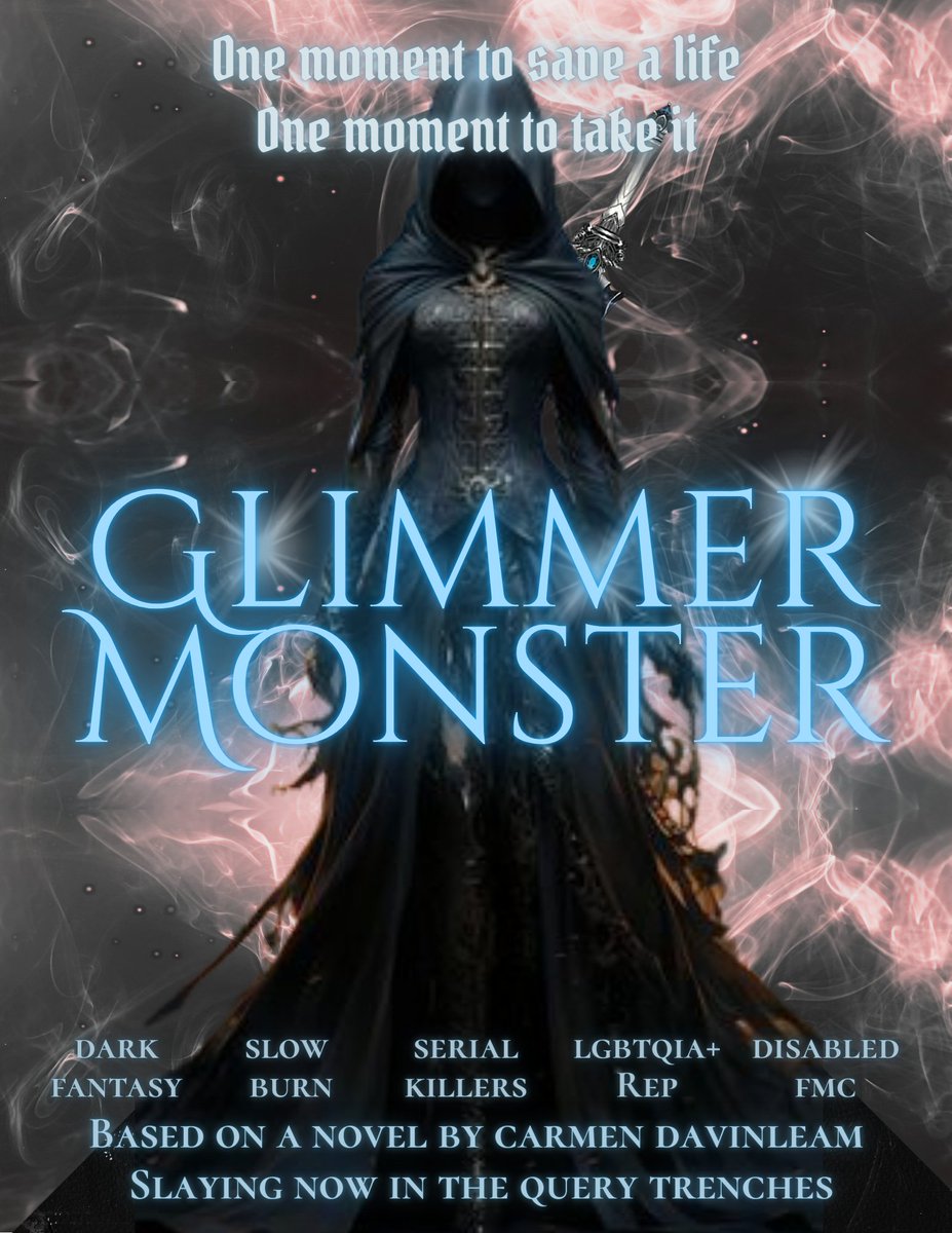 CarmenDaVinleam's tweet photo. #LCSLitPitch25 #A #F
To discover the truth of how she died & why she’s the only Afterlifer who feels pain, Ryker must agree to the unthinkable—kill. She'll have to fight pain as she morphs into a murdering monster or risk banishment from Afterlife & never know.
#ownvoices #disrep https://t.co/Guv3mwMlWD