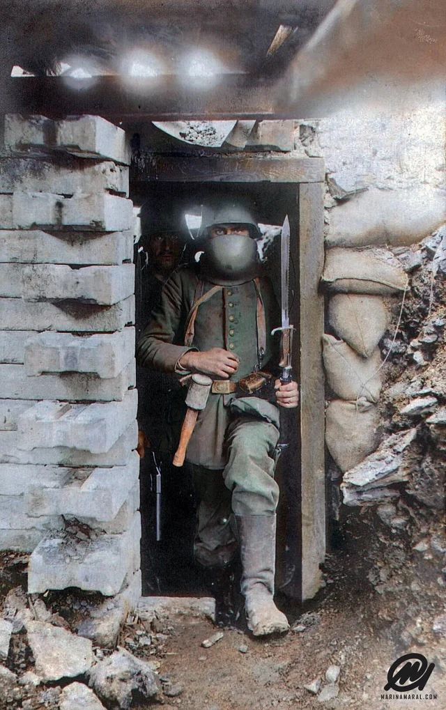 German trench-raider 1916