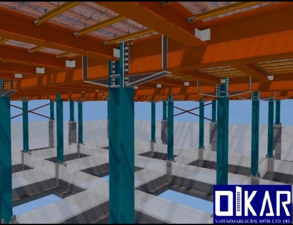 OlugBilge's tweet photo. Taban alanı 1500 m2 olan 3000 m2 inşaat alanına sahip fabrika binasının çelik tasarım projeleri ve hesapları OLKAR YAPI MÜHENDİSLİK LTD. olarak tarafımızdan yapılmıştır. https://t.co/960bBGkbEE