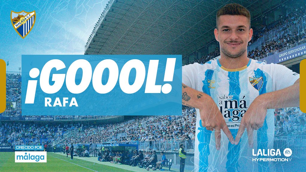 MalagaCF's tweet photo. ⏱ 70' | 1⃣➖2⃣ | ¡GOOOOOOOOOOOOL! ¡GOOOOOOOOOOOL! ¡GOOOOOOOOOOOOL DE RAFAAAAA! ¡GOOOOOOOL DEL M��LAGAAAAAAAAA!

Golazo desde la frontal para adelantar al equipo en Ipurúa. ¡Su primer gol como malaguista! 💙

#EibarMálaga https://t.co/C1Uuqy6v1B