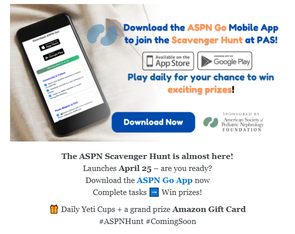 Shweta Shah M.D; FASN (@nefron1310) on Twitter photo Attending #PAS2025 ? Fun way to engage with fellow nephrons through our ASPN Go App!!📱📲
#pedsneph #ASPNHunt
<a href="/ASPNeph/">American Society of Pediatric Nephrology</a> <a href="/IsaAshoor1/">Isa Ashoor</a>
<a href="/drM_sudha/">Sudha Mannemuddhu, MD, FAAP, FASN, FNKF</a> <a href="/WendyHsiaoMD/">Wendy Bravo, MD, MSCE</a> <a href="/MonicaVivek/">Monica Rairikar</a> Attending #PAS2025 ? Fun way to engage with fellow nephrons through our ASPN Go App!!📱📲
#pedsneph #ASPNHunt
<a href="/ASPNeph/">American Society of Pediatric Nephrology</a> <a href="/IsaAshoor1/">Isa Ashoor</a>
<a href="/drM_sudha/">Sudha Mannemuddhu, MD, FAAP, FASN, FNKF</a> <a href="/WendyHsiaoMD/">Wendy Bravo, MD, MSCE</a> <a href="/MonicaVivek/">Monica Rairikar</a>