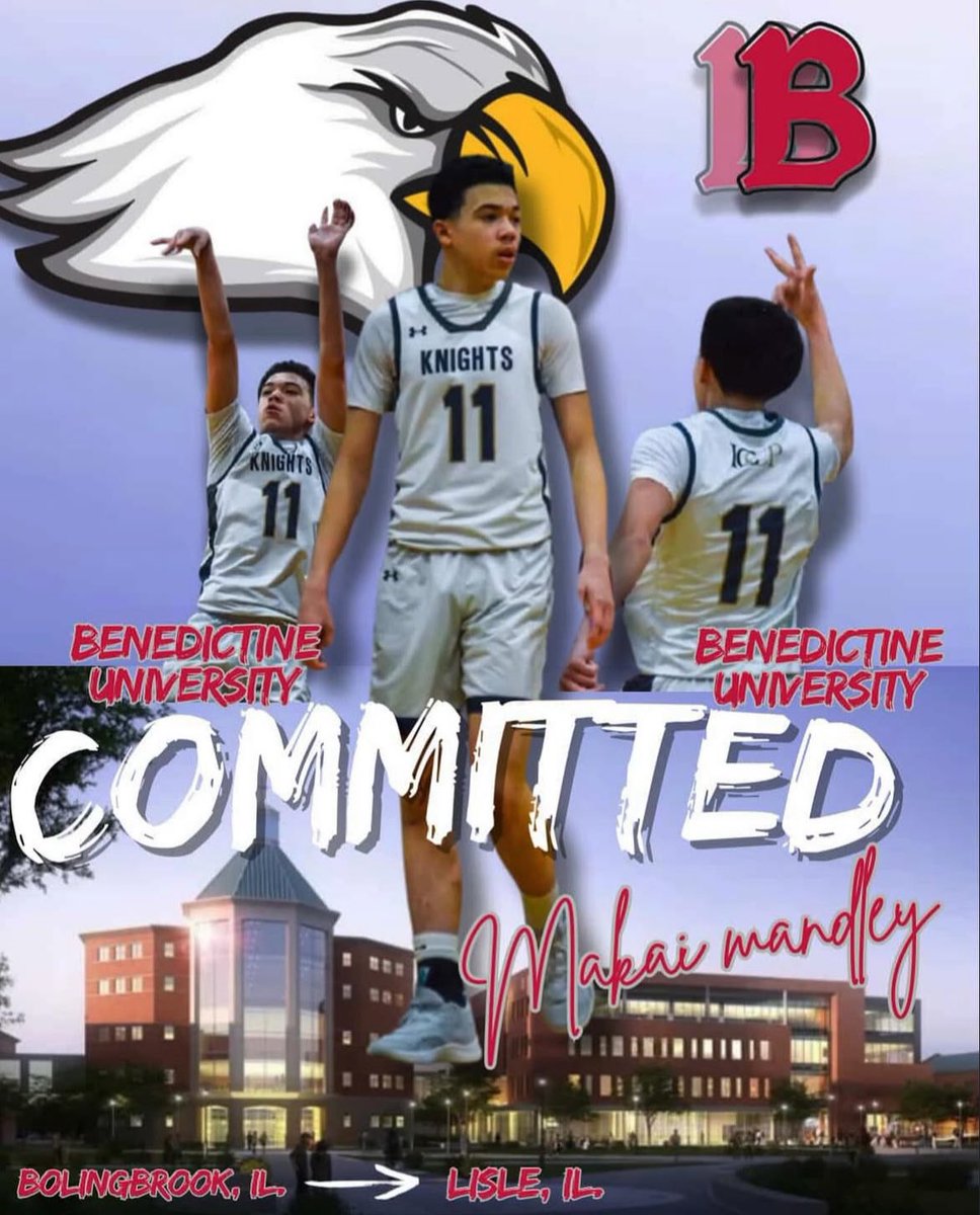 2025 Makai Mandley has committed to Benedictine University 🔴⚫️ <a href="/makai_mandley11/">Makai</a> <a href="/ICCPHOOPS/">ICCP Basketball</a>
