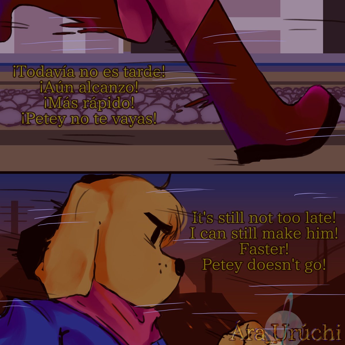 AndreDraw3's tweet image. "No te vayas" Querelles-AU 1/???

#dogman #dogmanau #petey #detey #dogmanxpetey