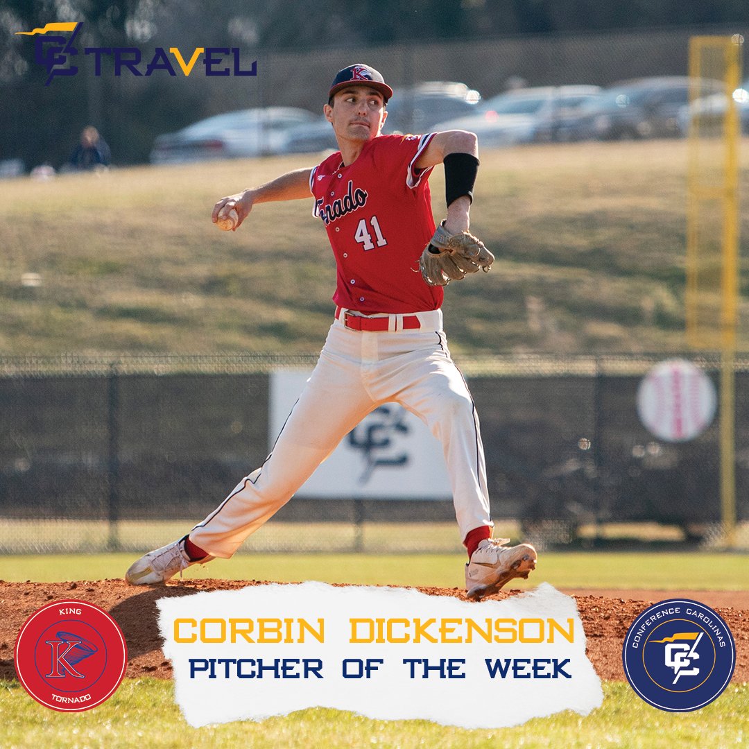 Conference Carolinas (@confcarolinas) on Twitter photo The week 1️⃣2️⃣ Conference Carolinas Baseball Players of the Week presented by
ConferenceCarolinasTravel.com are Landon Mokris of <a href="/ATHLETICSatEC/">Emmanuel Athletics</a> and Corbin Dickenson of <a href="/KingAthletics/">King Athletics</a>!
Learn more at ConferenceCarolinas.com/AthleteAwards
#LeadingTheWay The week 1️⃣2️⃣ Conference Carolinas Baseball Players of the Week presented by
ConferenceCarolinasTravel.com are Landon Mokris of <a href="/ATHLETICSatEC/">Emmanuel Athletics</a> and Corbin Dickenson of <a href="/KingAthletics/">King Athletics</a>!
Learn more at ConferenceCarolinas.com/AthleteAwards
#LeadingTheWay