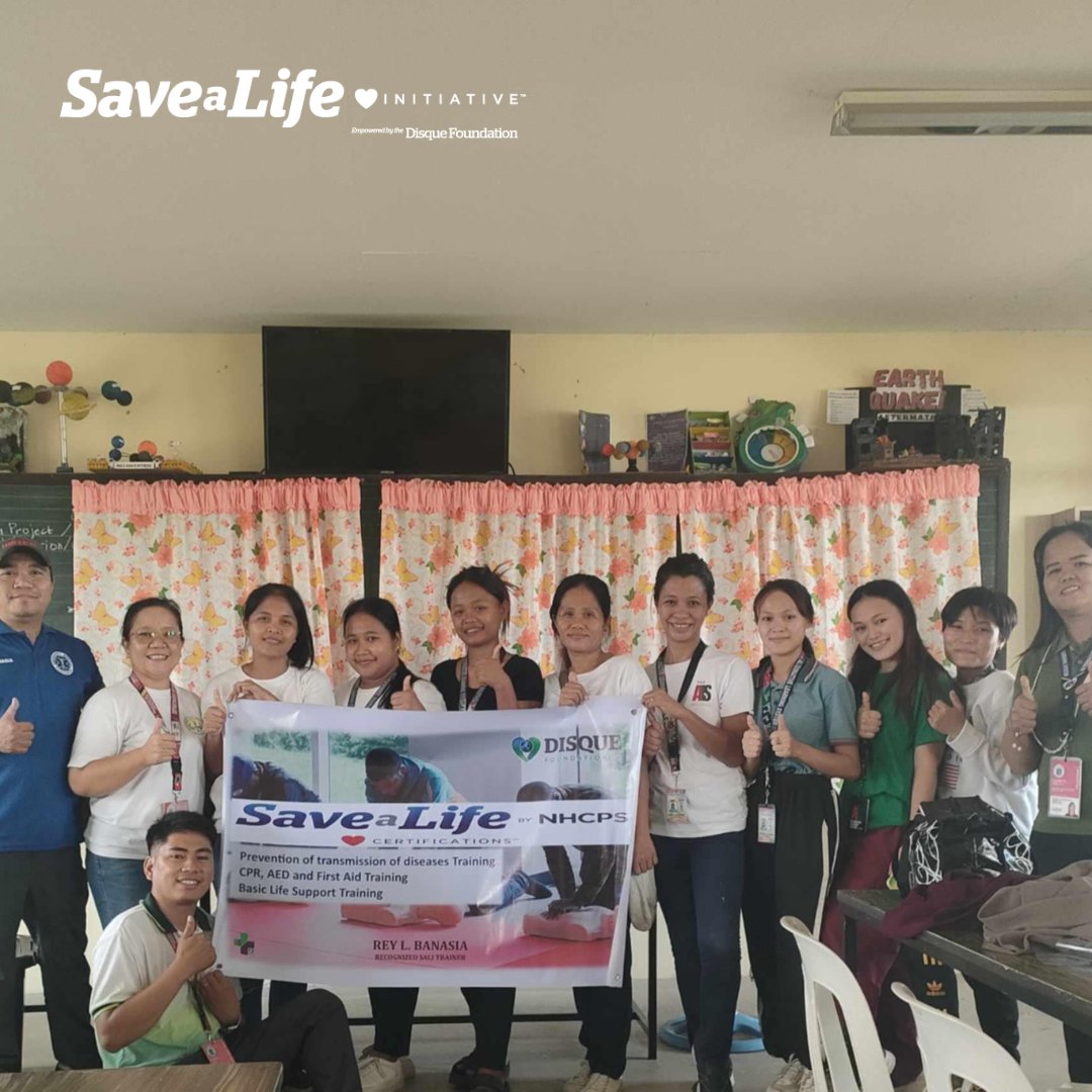SaveaLifeInit's tweet photo. Huge shoutout to our amazing SALI Trainer, Ray Banasia! 🎉

He recently equipped 22 people with vital CPR, AED &amp; First Aid skills during his fantastic training on March 31st. Imagine the impact!

Explore our courses at https://t.co/qt5q0sC2Jp.

#LifeSaver #CPRTraining https://t.co/SKkvN6sClf