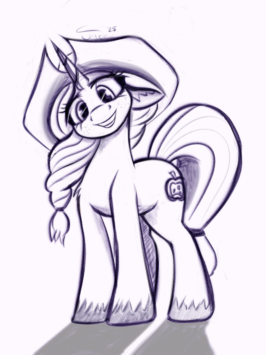 Some apple horse that's a unicorn, I guess.

#mlp #mylittlepony #brony