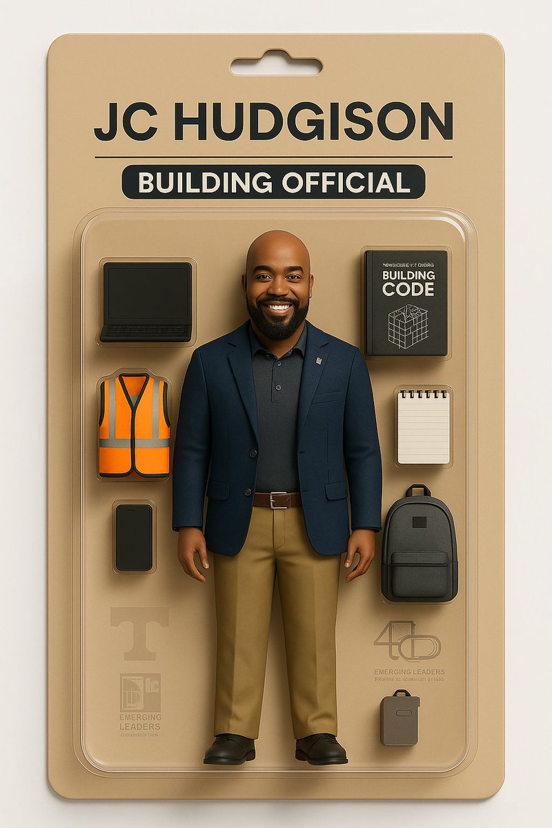 jc_hudgison's tweet photo. This week, I am celebrating 5 years with @CityofTampa as Chief Building Official—so naturally, it's time for… the JC Hudgison action figure.
Blazer, code book, safety vest—ready for anything from plan reviews to policy moves.
#CodeLife #BuildingOfficial #PublicService https://t.co/kN1ywwetFV