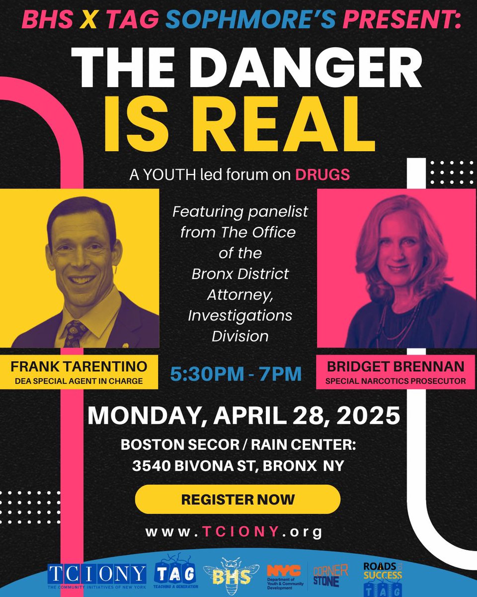 We’re just one week away from an impactful &amp; youth-led community event! This powerful TownHall will be fully executed, produced &amp;moderated by our amazing students. Join us as they lead a conversation on the realities &amp; dangers of drug use