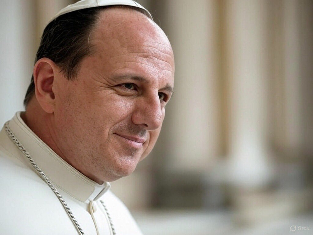 pedrrordep's tweet photo. esquece, já tem o substituto do papa francisco 

o papa rogerio ceni https://t.co/yjw3s6ecBX