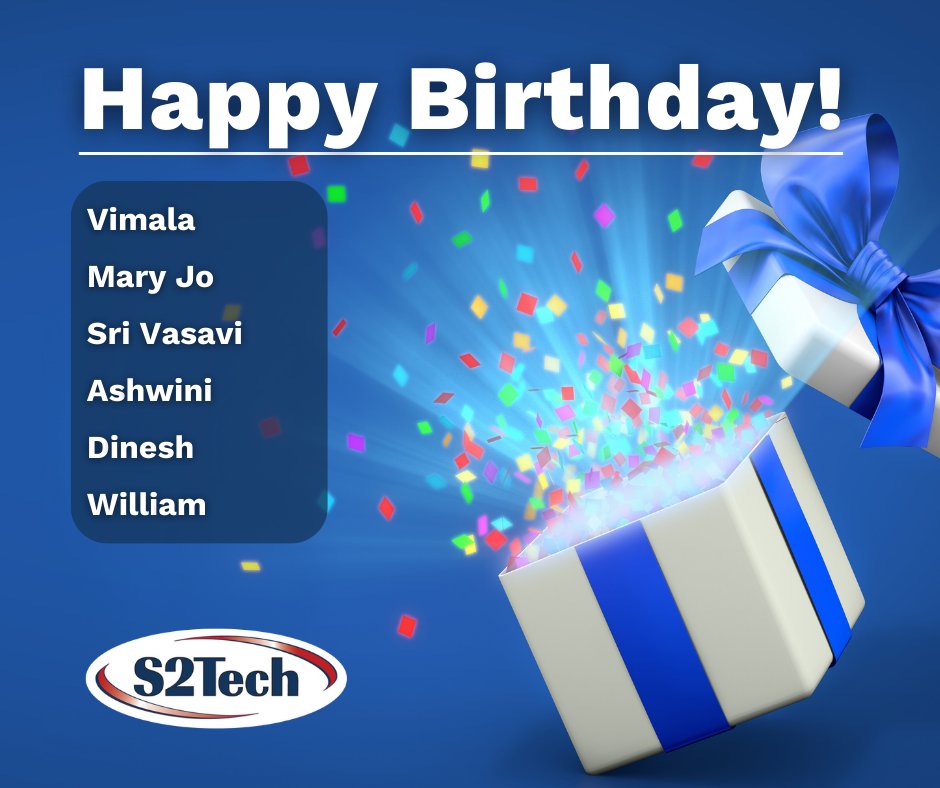 🎉 Happy April Birthdays to our amazing S2Tech team members! 🌷🎂

We’re celebrating YOU this month! Wishing you joy, success, and a fantastic year ahead.

Drop a 🎉 to help us celebrate our April stars!

#AprilBirthdays #S2TechFamily #TeamCelebration #Gratitude