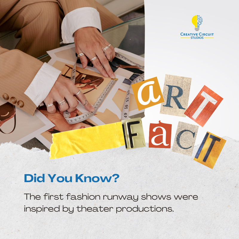creativecirc's tweet photo. 👗 In the early 1900s, designers used staged performances with dramatic lighting and storytelling to showcase their collections—bringing fashion to life!
Did you know this fact?
#CreativeCircuitStudios #ArtHistory #ArtThroughTime #TimelessCreativity #FashionFacts https://t.co/nJshjJj3ZH
