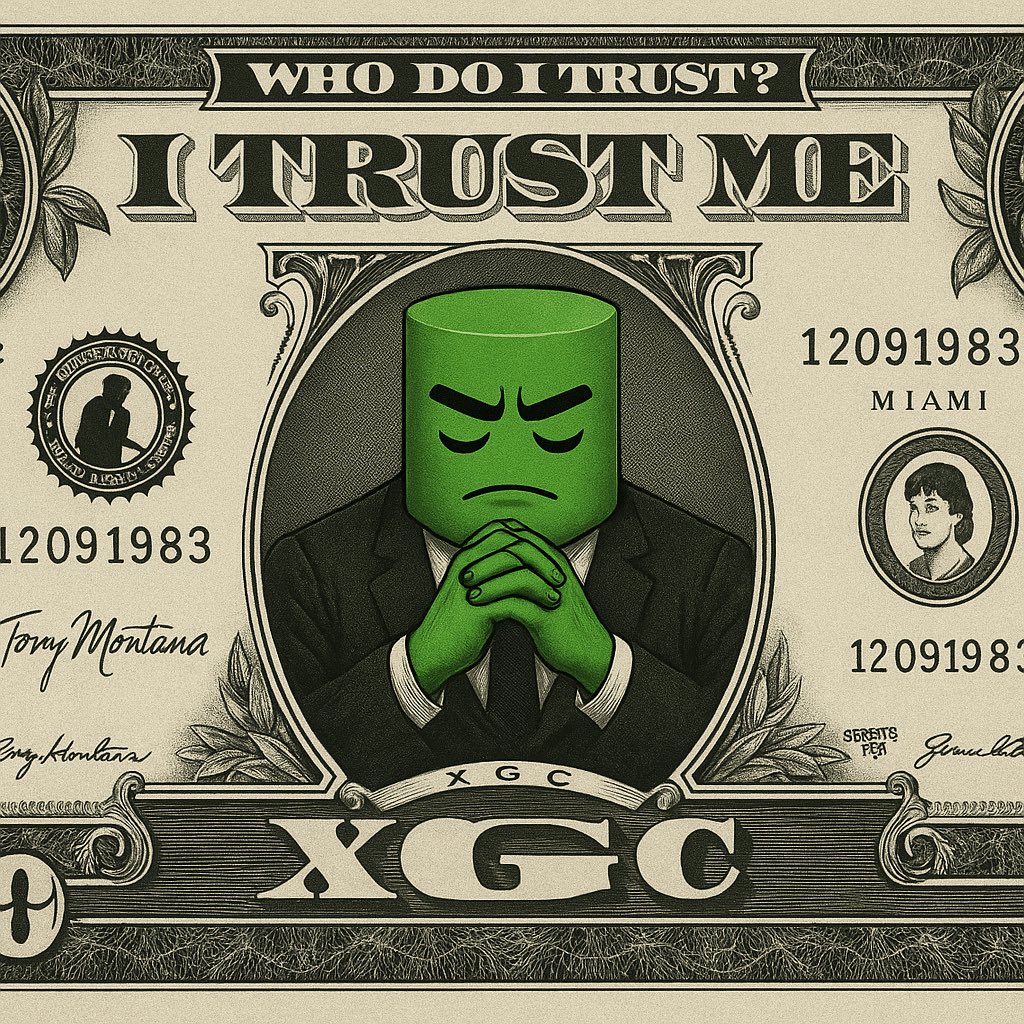 XrpGodCandle589's tweet photo. “WHO DO I TRUST?”
I TRUST $XGC.
$XGC runs the chain.
#XGC #GodCandle #XRPL #OnlyTheRealSurvive https://t.co/Z0V9O2WXrS