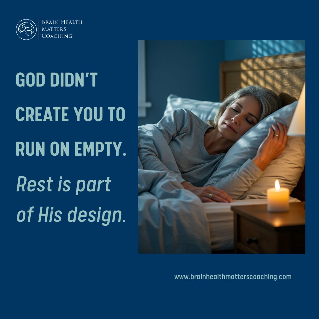 GidenkoYelena's tweet image. Jesus didn’t say “hustle harder.”
He said, “Come with me and get some rest.” (Mark 6:31)

Your brain was designed for restoration.
Not burnout.

#faithandfunction #peacepulse #brainhealth #sleepandspirit #christianrest