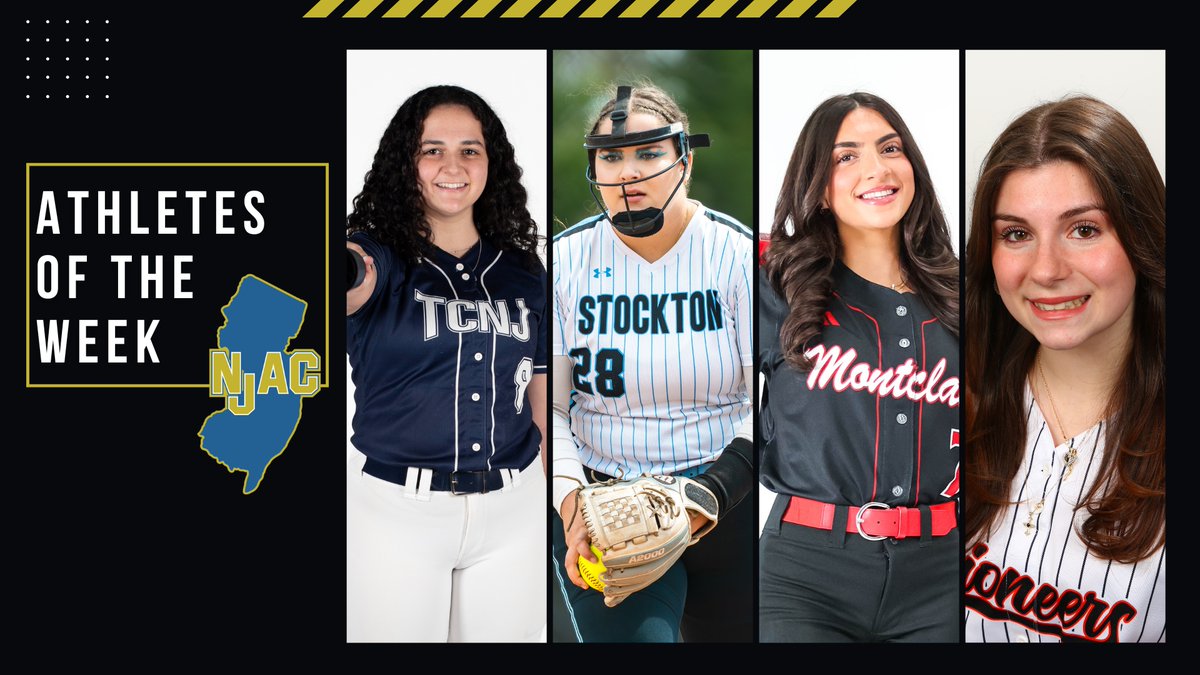 NJAC Sports (@njacsports) on Twitter photo TCNJ's Kinnally, Stockton's Tramp, MSU's Alonso, WP's Ciravolo Earn NJAC Softball Weekly Honors <a href="/tcnjlions/">TCNJ Athletics</a> <a href="/stocktonospreys/">Stockton Athletics</a> <a href="/msuredhawks/">Montclair State Athletics</a> <a href="/WPUPioneers/">William Paterson University Athletics</a> <a href="/NFCAorg/">National Fastpitch Coaches Association</a> #d3sb #NJAC_SOFT
njacsports.com/news/2025/4/21… TCNJ's Kinnally, Stockton's Tramp, MSU's Alonso, WP's Ciravolo Earn NJAC Softball Weekly Honors <a href="/tcnjlions/">TCNJ Athletics</a> <a href="/stocktonospreys/">Stockton Athletics</a> <a href="/msuredhawks/">Montclair State Athletics</a> <a href="/WPUPioneers/">William Paterson University Athletics</a> <a href="/NFCAorg/">National Fastpitch Coaches Association</a> #d3sb #NJAC_SOFT
njacsports.com/news/2025/4/21…