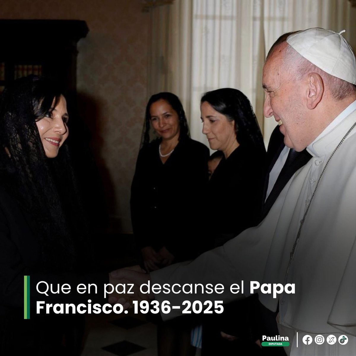 Hoy el mundo llora la partida de un pastor valiente, humilde y cercano. El Papa Francisco no fue solo el líder de la Iglesia Católica, fue la voz de los pobres, el eco de los olvidados y la esperanza de los que luchan por un mundo más justo. Su legado no muere.