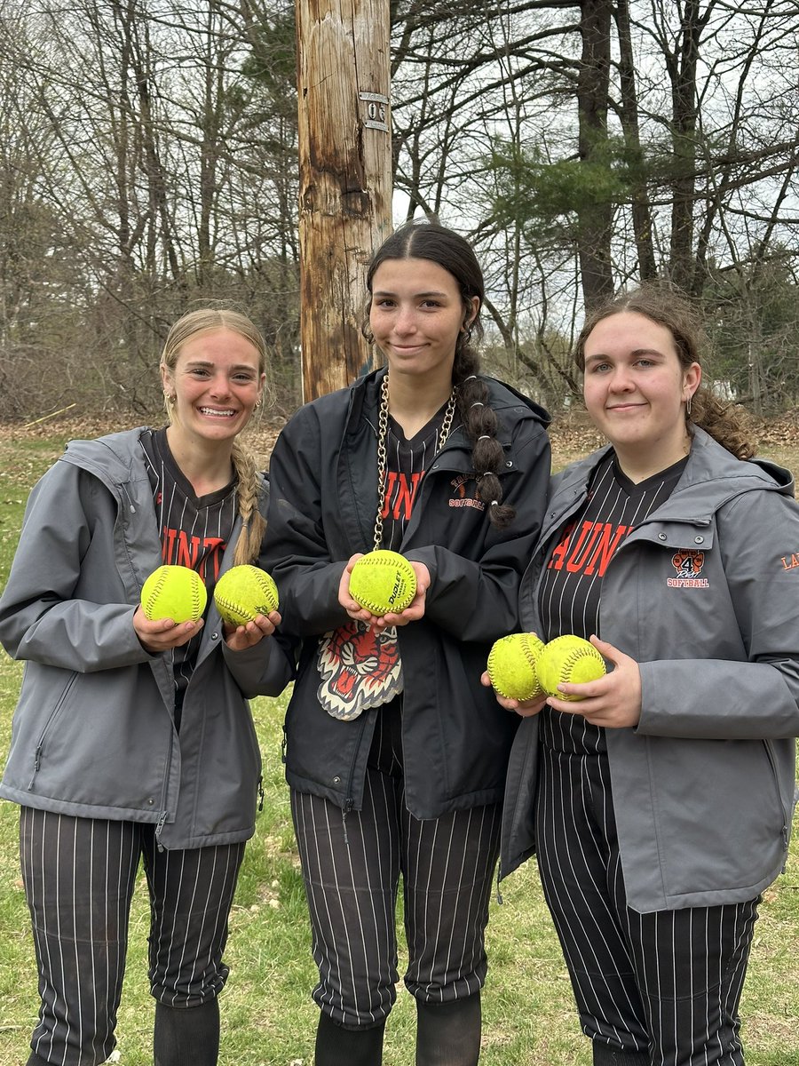 THS Softball (@tauntonsoftball) on Twitter photo Tigers win 12-4 against a strong Westfield team. Cate had a tough job today, but she kept adjusting and helped us through with 7ks and 1 BB.
Offense was on 🔥!!
<a href="/CatherineL1434/">Catherine Larson</a> 3H, 2 💣💣, 1-2B, 4RBIs
<a href="/ABailey2027/">Aniyah Bailey 2027</a> 3H, 1💣, 1-2B, 4 RBIs
<a href="/MaddieCrowley27/">Madison Crowley</a> 2H, 2 💣💣, 2RBIs Tigers win 12-4 against a strong Westfield team. Cate had a tough job today, but she kept adjusting and helped us through with 7ks and 1 BB.
Offense was on 🔥!!
<a href="/CatherineL1434/">Catherine Larson</a> 3H, 2 💣💣, 1-2B, 4RBIs
<a href="/ABailey2027/">Aniyah Bailey 2027</a> 3H, 1💣, 1-2B, 4 RBIs
<a href="/MaddieCrowley27/">Madison Crowley</a> 2H, 2 💣💣, 2RBIs