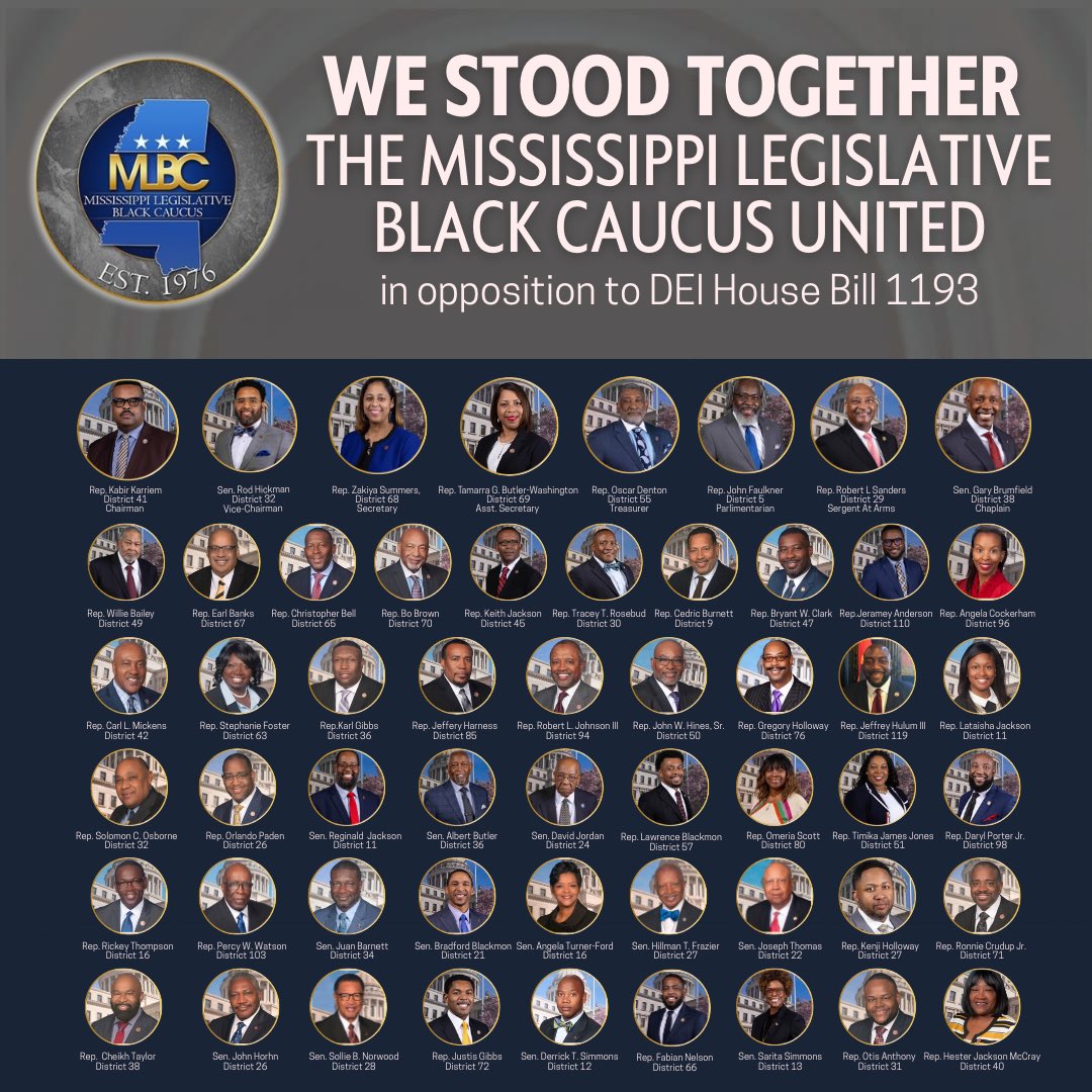 Mississippi Legislative Black Caucus (@mlbcofficial) on Twitter photo 