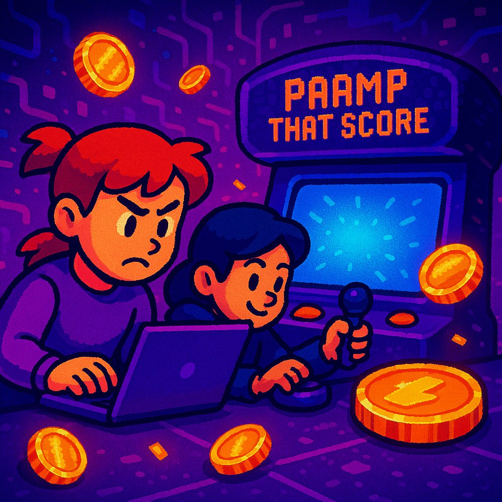 Hey everyone 👋

We’re building Paamp That Score for the Breakout Hackathon a real-time arcade clicker where spectators can pump, dump, and vote to shift the winning zone of the Ranking.  

We’re excited to keep building and we’d love to hear your thoughts!