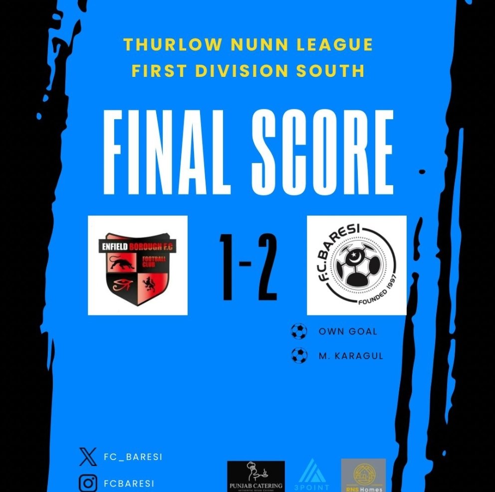 Two own goals in each half for both sides. Murat with our winner to pick up all the points and end our first season at Step 6 on a positive