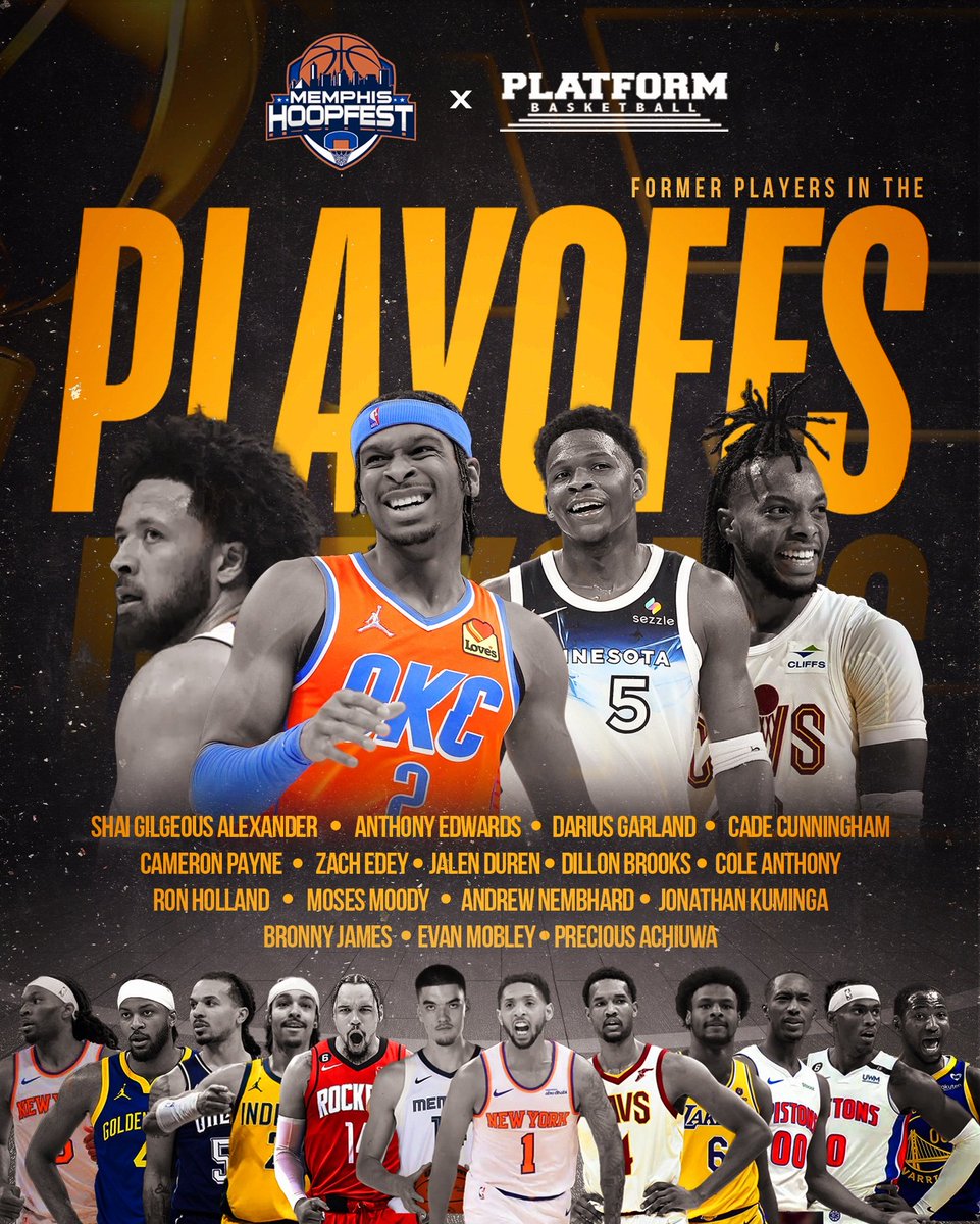Platform Basketball (@platformballin) on Twitter photo Former Hoopfest and Platform players that are playoff bound. Memphis Hoopfest and Platform Basketball, "Where the future plays now."
<a href="/memphishoopfest/">memphishoopfest</a> Former Hoopfest and Platform players that are playoff bound. Memphis Hoopfest and Platform Basketball, "Where the future plays now."
<a href="/memphishoopfest/">memphishoopfest</a>