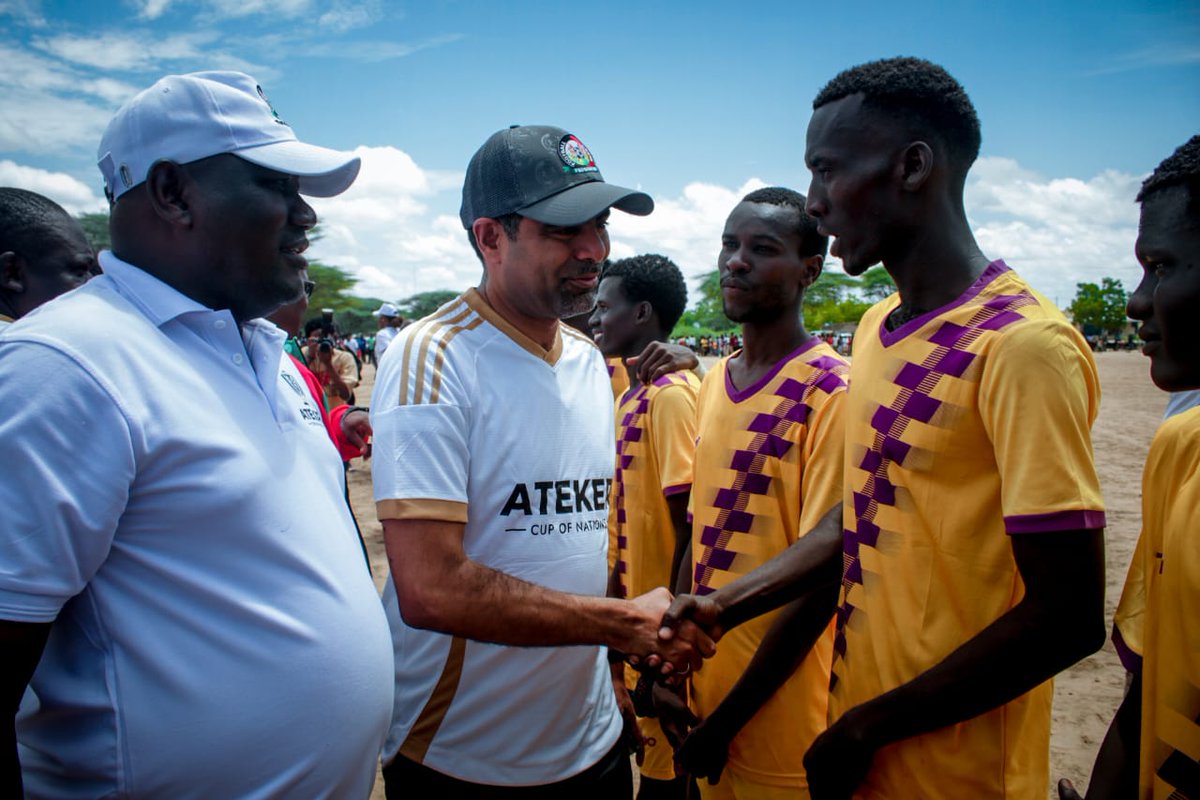 husseinmoha's tweet photo. I had the privilege of attending the first edition of the Ateker Cup Of Nations tournament finals in Lodwar, Turkana County, a thoughtful initiative aimed at fostering peace, unity and cohesion among different communities through  the universal language of sports. 

The tournament, which comprised teams from Kenya, Uganda, Ethiopia, and South Sudan, showcased the rich talent in the region under the slogan "Bridging borders and building champions".

My gratitude goes out to Turkana Governor Jeremiah Lomorukai,Napotikan, CS East Africa Community, Mrs. Beatrice Moe, Minister of Karamoja affairs from Uganda, Hon Dr. Peter Lokeris, Turkana County Commissioner Julius Kavita and FKF Chairman Turkana branch William Lokwee and all leaders who graced the occasion. 

Congratulations to the winners Ngora FC from Uganda, runners up Kakuma United from  Kenya and all the teams that took part in this noble tournament. Football Kenya Federation remains committed to collaborating with county governments to improve the standards of football within marginalized communities and the country at large.