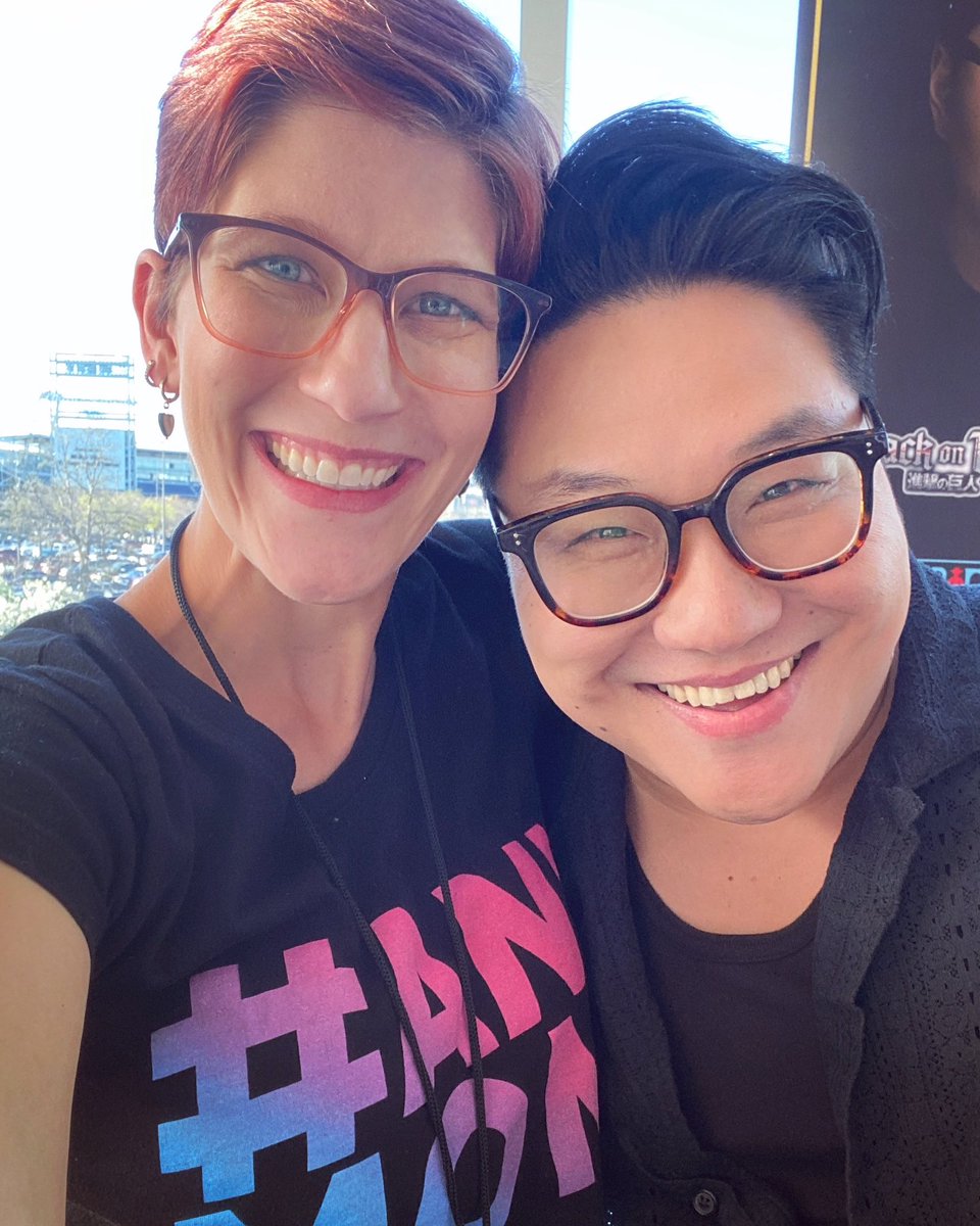 So privileged to have this guy as a friend. He’s good people. So full of life and goodness and insight and joy. 

Dream is to one day play opposite each other in a show (VO or stage)!