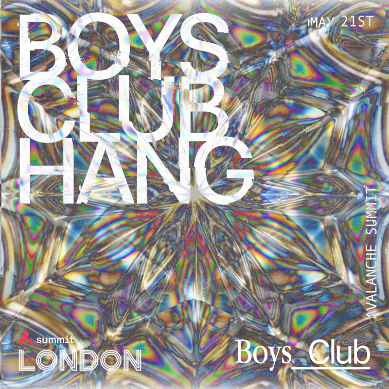 Boys Club™ (@boysclubworld) on Twitter photo Come hang with The Boys and <a href="/AvaLabs/">Ava Labs 🔺</a> at Avalanche Summit London for a cheeky afternoon drink.
We can't wait for a community catch up over beats by DJ CAPYAC. Come hang with The Boys and <a href="/AvaLabs/">Ava Labs 🔺</a> at Avalanche Summit London for a cheeky afternoon drink.
We can't wait for a community catch up over beats by DJ CAPYAC.