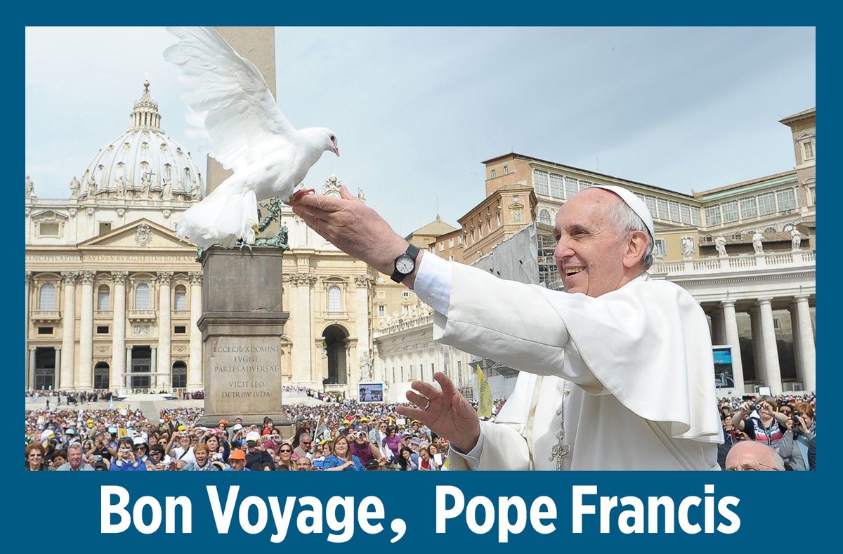 RickSteves's tweet photo. With great sadness, the world is bidding farewell to Pope Francis. Christians of all denominations — and caring people throughout our world — were inspired by 12 years of his papacy. Francis reminded our world’s most powerful that “Love thy neighbor” has nothing to do with proximity — that we are all children of God…brothers and sisters…and suffering and need across the sea is just as real and deserving of love as suffering and need across the street. As Jesus taught, Francis lived humbly and with a preference for the poor. Rather than exercise power for power’s sake, he was a leader who focused on mercy, caring for the marginalized, and stewardship of God’s great creation in a world of abundance.

May the “People’s Pope” rest in peace.