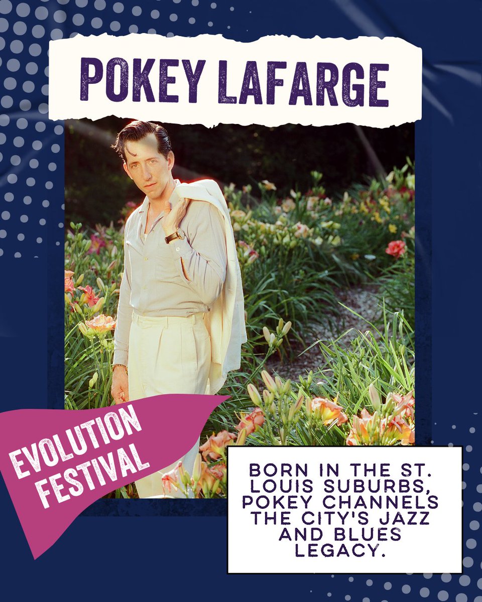 evolutionfest_'s tweet photo. Homegrown talent alert 🚨

STL artists are about to own the stage at Evolution Festival! From legends to up-and-comers, it’s time to show the world what we’re made of. 🔥🎶

@PokeyLaFarge @JimmyGriffin @LawrenceRothman https://t.co/a5er0UVTZZ