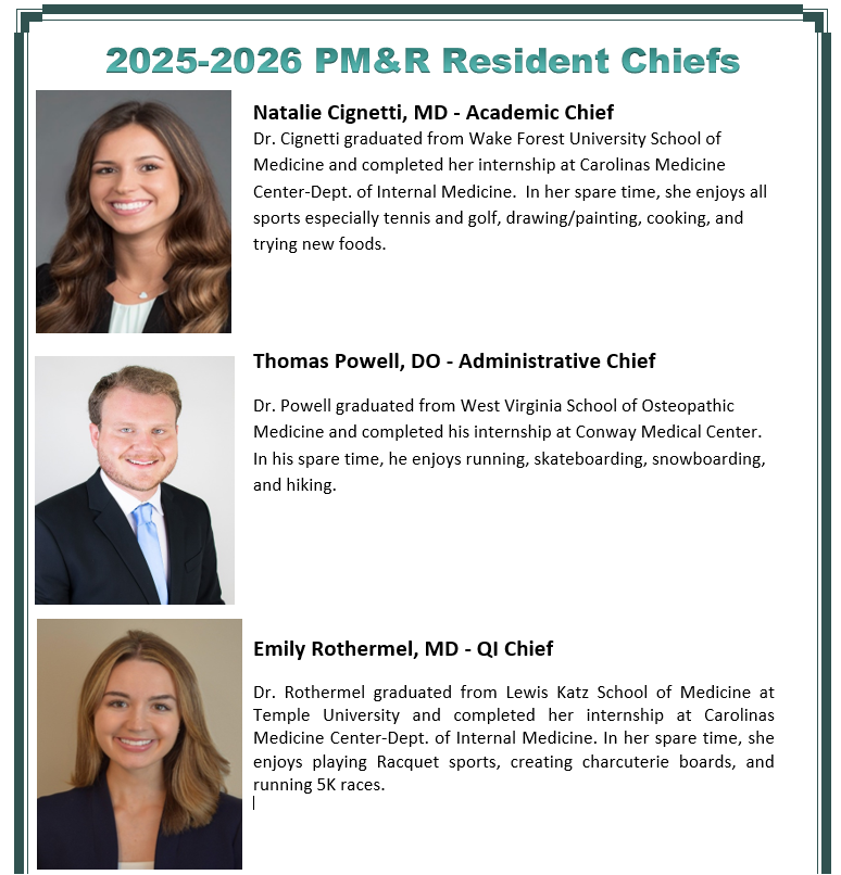 Vishwa Raj, M.D. (@vishrajmd) on Twitter photo Congratulations to our incoming chief residents for the 2025-2026 academic year. Super excited to begin our work! <a href="/carolinasrehab1/">Carolinas Rehabilitation PM&R</a> <a href="/CarolinasRehab/">Robert Larrison, Jr.</a> <a href="/AtriumHealth/">Atrium Health</a> <a href="/wakeforestmed/">Wake Forest University School of Medicine</a> Congratulations to our incoming chief residents for the 2025-2026 academic year. Super excited to begin our work! <a href="/carolinasrehab1/">Carolinas Rehabilitation PM&R</a> <a href="/CarolinasRehab/">Robert Larrison, Jr.</a> <a href="/AtriumHealth/">Atrium Health</a> <a href="/wakeforestmed/">Wake Forest University School of Medicine</a>