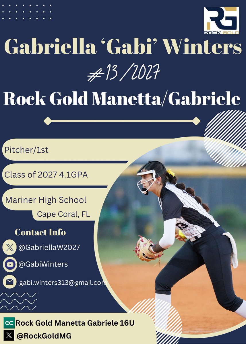 Summer season is right around the corner. I CANNOT WAIT!!!! <a href="/RockgoldMG/">Rock Gold Manetta/Gabriele 16U</a>