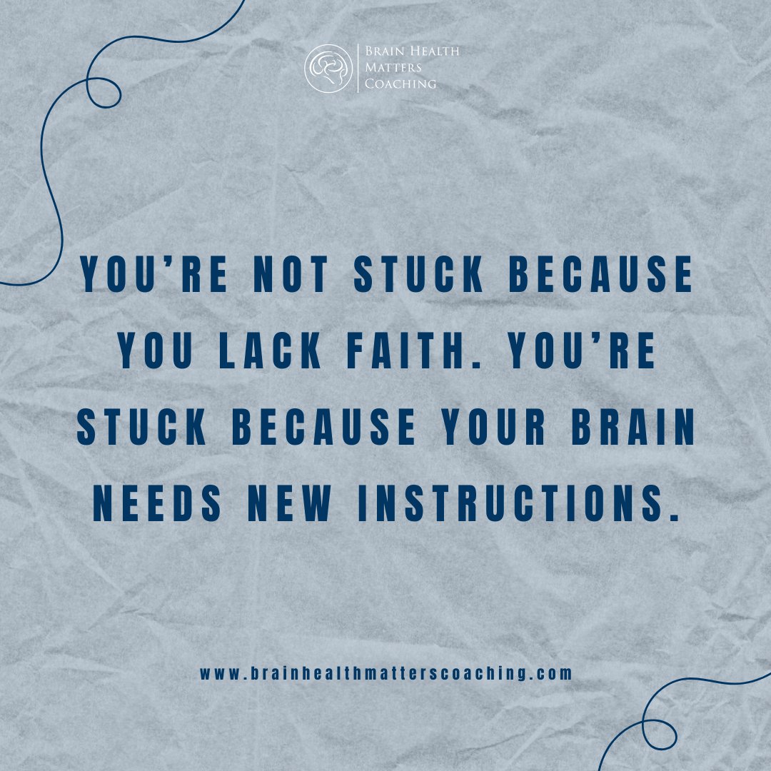 GidenkoYelena's tweet image. Feeling stuck doesn’t mean your faith is weak.
It might just mean your brain is following an old script.

Your mind can be renewed, 
not by force, but by alignment.

#faithandfunction #brainhealth #peacepulse #neurocoaching #christianmindset #womenoverforty