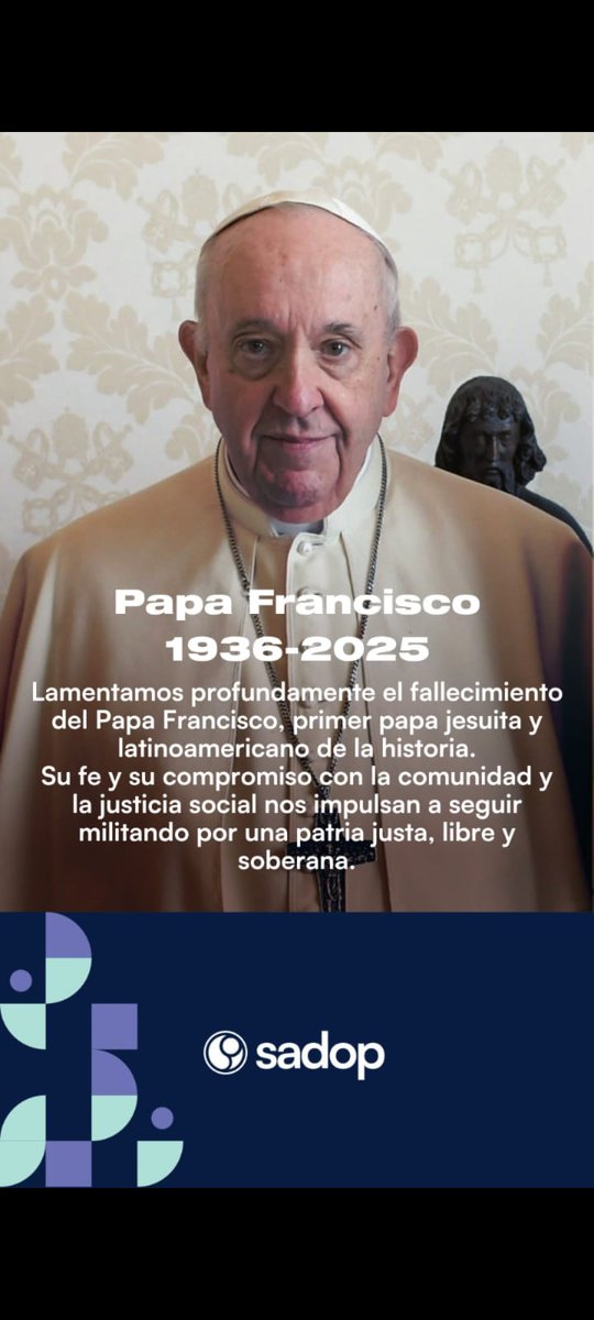 Te vamos a extrañar. QEPD #PapaFrancisco