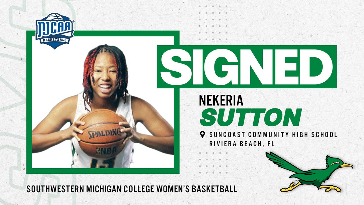 We're pumped that Nekeria Sutton of Suncoast Community High School in Riviera Beach, FL, is now part of the Roadrunner Basketball family!

More about Kera: bit.ly/4cLqSOj 

#Dominate #RingChasers #FastAndFierce #RunAsOne