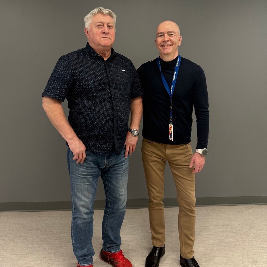 Today we were thrilled to catch up with long-time driver alumni, Vitali Tsasovitin, who dropped in for a visit while in town! A valued HWY driver at Polaris for over 22 yrs before retiring in Dec '22 &amp; moving to Estonia. So good to see you Vitali!
#PolarisAlumni #CrossBorderPros