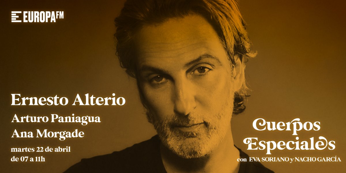 Mañana tendremos con nosotros a uno de los mejores actores de nuestro cine presentándonos el peliculoncio 'Un funeral de locos', el enorme <a href="/ernesto_alterio/">Ernesto Alterio</a>!

Además, como cada martes nos acompañarán <a href="/ajpaniagua/">Arturo Paniagua</a> y <a href="/ana_morgade/">ana morgade</a>😊