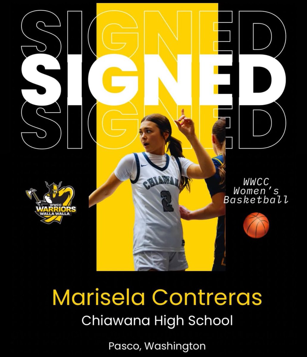 Congratulations Riverhawk, Marisela Contreras, for signing with Walla Walla CC Women’s Basketball <a href="/WWCCwbb/">WWCC WBB</a> . 👏🏽🏀 We are excited to cheer you on as a Warrior!