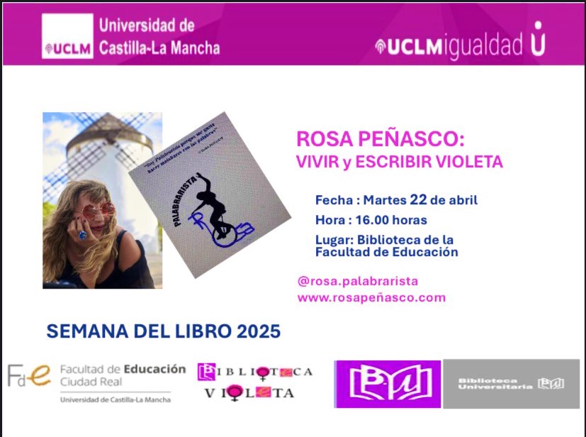 Facultad de Educación de Ciudad Real (UCLM) (@fedcr_oficial) on Twitter photo 📢 Mañana a las 16:00 en nuestra biblioteca. ¡No te lo pierdas! 😉
#igualdad #uclm <a href="/uclm_es/">Universidad de Castilla-La Mancha</a> 📢 Mañana a las 16:00 en nuestra biblioteca. ¡No te lo pierdas! 😉
#igualdad #uclm <a href="/uclm_es/">Universidad de Castilla-La Mancha</a>