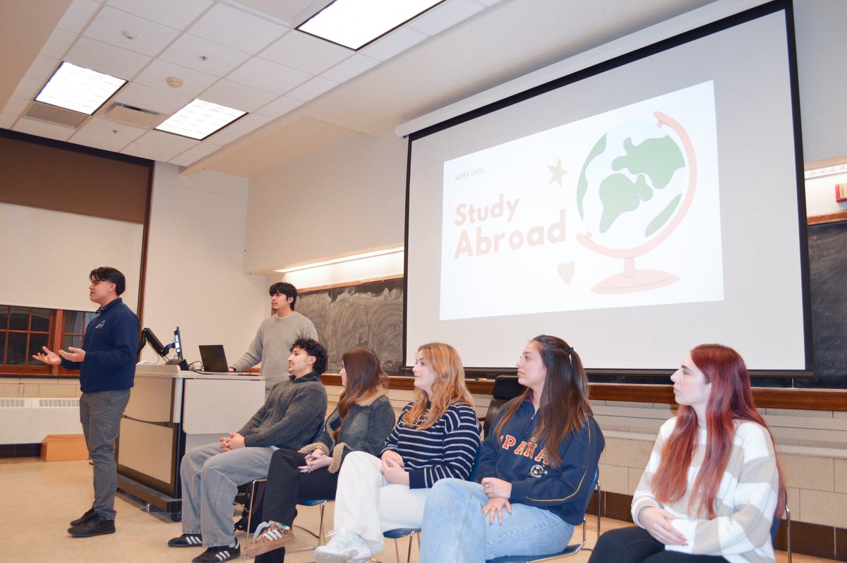 AlpfaUiuc's tweet photo. 🌍✈️ Big thanks to our panelists for sharing study abroad stories! From academic tips to cultural growth, members gained a global perspective and real connections. At ALPFA, we help each other reach the top of the mountain—together. 🏔️💼 #ALPFA #StudyAbroad #GlobalLeaders https://t.co/XMD7a8ET01