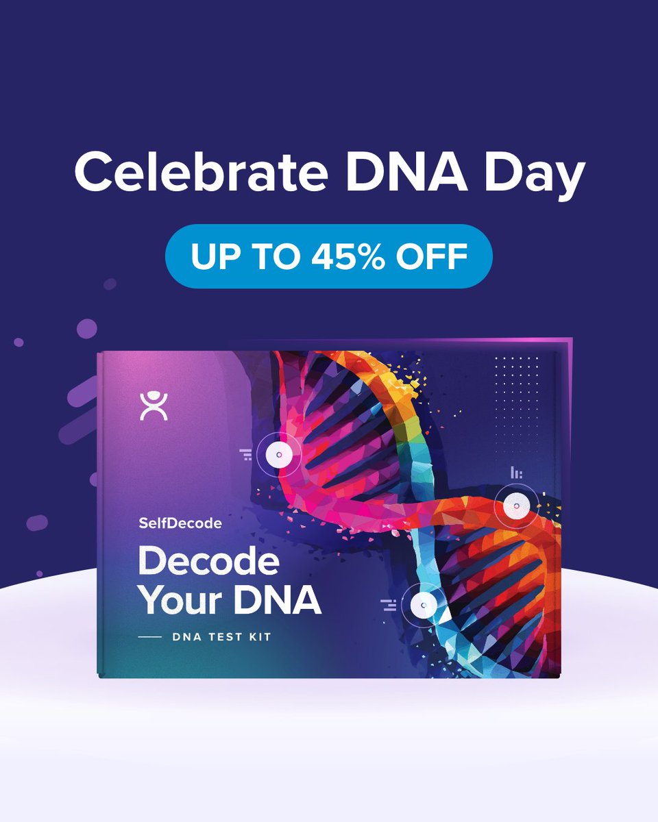 🧬 Our DNA Day Sale is here! Get up to 45% off SelfDecode!

Unlock insights into your genes, labs &amp; lifestyle so you can support energy, sleep, mood &amp; more. Track progress &amp; make smarter health choices.

Start your health journey today: l8r.it/GJ2F