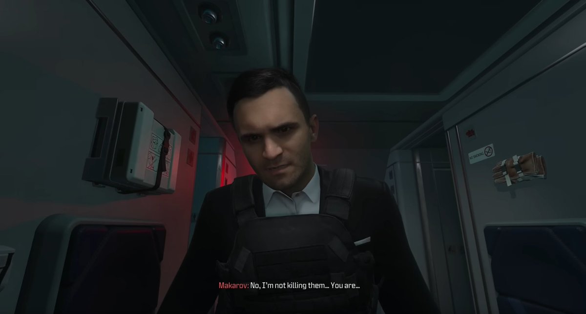 aerosolkid's tweet photo. Thought about this tweet again. Apparently in nu-MW3, instead of playing as an immoral CIA double agent killing innocents for a "greater good" that ultimately causes World War 3, you're an sinless PMC soldier with a family who gets framed by Makarov as a terrorist. Sickening. https://t.co/BO3aI6wT2i
