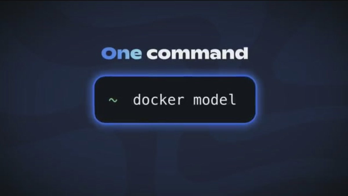 Docker's tweet image. No more cloud latency. No more mystery configs. Just fast local inference powered by #DockerModelRunner. 

Model Runner makes testing LLMs feel like running any other service. 🙌 

Read all about it 🗞️ spklr.io/6013AFiJ

#Docker #AIModels