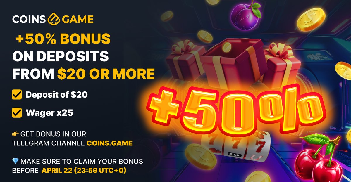 GET +50% BONUS AND A 2.5JET PROMO CODE

🎰 BONUS 👉 bit.ly/Get50bonus_unt…
GIVEAWAY: ✅ Just RT &amp; Like, and Follow for a chance to win 2.5JET!

🎁 We'll pick 15 lucky winners at random on 📅 APRIL 23 and each will receive a 2.5JET promo code