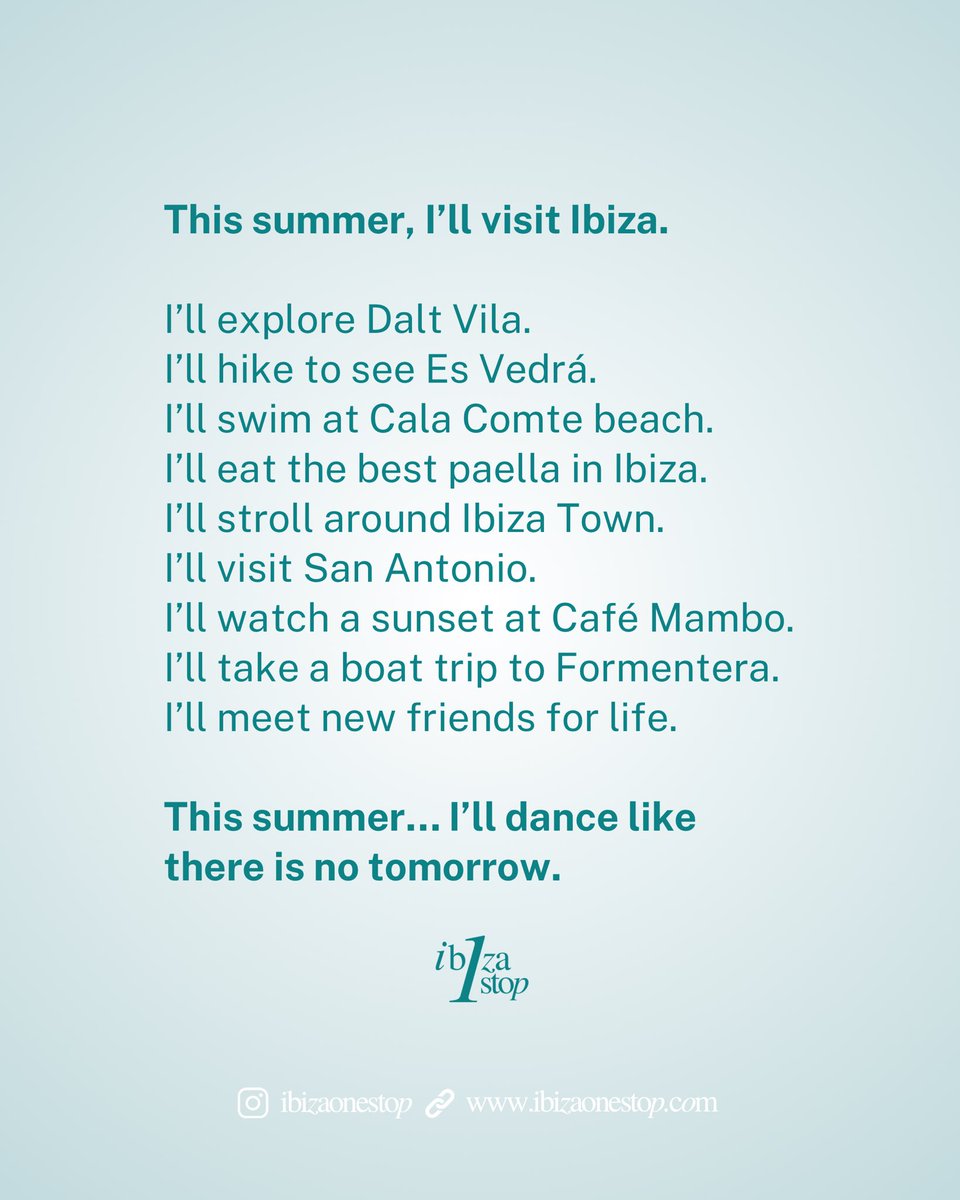 #Ibiza2025… here I come! 💖✈️🏝️