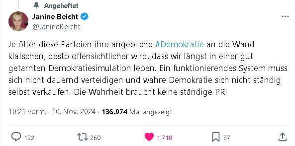 JohannesNormann's tweet photo. Es geht bei @X munter weiter mit #LikeKlau.🤬
Ich hatte z.B. bei @JanineBeicht (@Haintz_MediaLaw) ihren "angeheftet Tweet" gestern geliket (siehe Screenshot) und heute war (wie mehrfach schon) mein Like einfach verschwunden.🤔
Probiert es doch auch mal und gebt Rückmeldung. https://t.co/gXEruC5kFk
