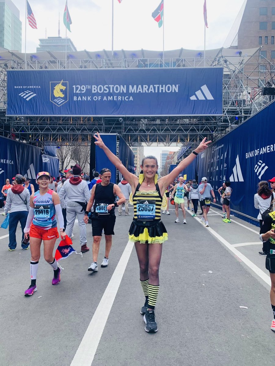 Beth Bourne (@bourne_beth2345) on Twitter photo Today at the <a href="/bostonmarathon/">Boston Marathon</a>, a man pretending to be a woman, Robert “Riya” Young finished in a time of 4:14:46 in the Female 55-60 division.
Why do you think he enjoys wearing a sexy, bumblebee costume when he competes?
As my friend <a href="/SnydeNotSnarky/">Allie Snyder, a.k.a. Rosie the RivetTERF</a> often says, “Trans is a Today at the <a href="/bostonmarathon/">Boston Marathon</a>, a man pretending to be a woman, Robert “Riya” Young finished in a time of 4:14:46 in the Female 55-60 division.
Why do you think he enjoys wearing a sexy, bumblebee costume when he competes?
As my friend <a href="/SnydeNotSnarky/">Allie Snyder, a.k.a. Rosie the RivetTERF</a> often says, “Trans is a