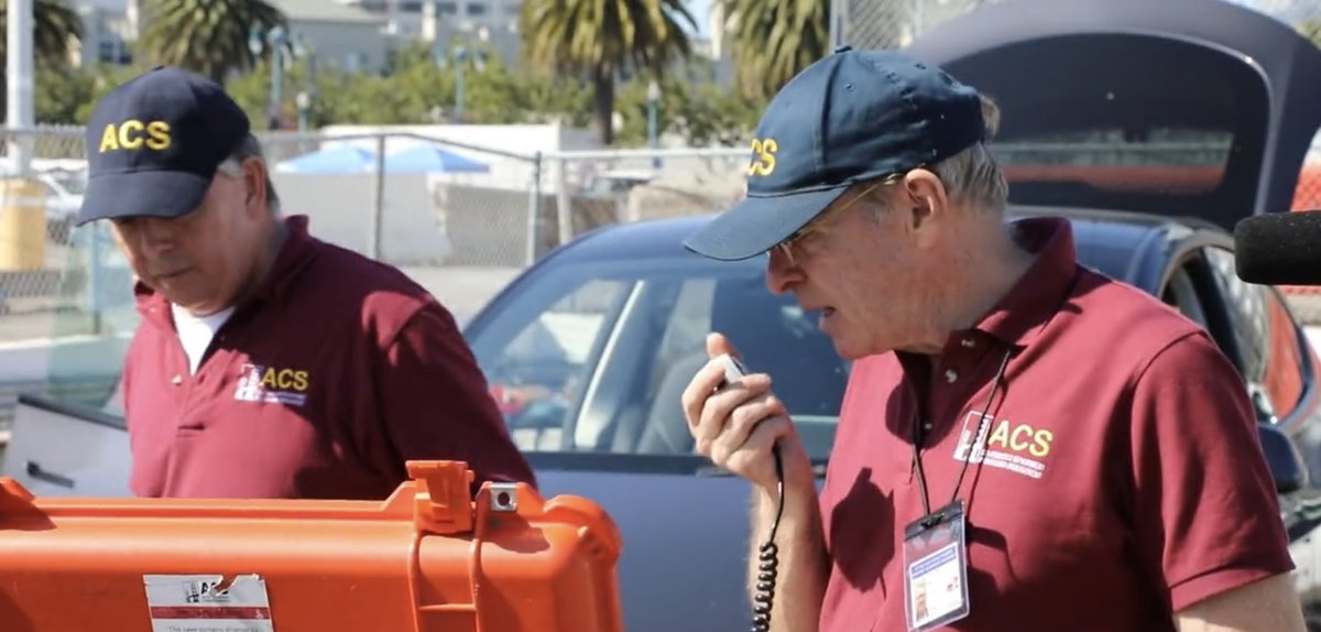 SF_emergency's tweet photo. During an emergency amateur radios can be an essential communications lifeline to aiding response and recovery. DEM's Auxiliary Communications Service (ACS) made up of licensed volunteers support the gathering and distribution of information necessary to respond to and recover from a disaster using amateur "ham" radio.

Today for World Amateur Radio Day 📻 we would like to recognize and thank our ACS partners for supporting the communications needs of the City and County of San Francisco during emergencies and special events.

If you want to learn more about these amateur radio operators and how to volunteer visit: https://t.co/0Vtgoq5QgN