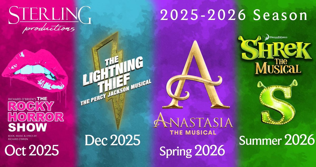 We are thrilled to announce our 2025/2026 magical season
4 amazing shows! 
.
#SeeYouAtTheCentre  #conexusartscentre  #sterlingproductions  #sterlingproductionssk