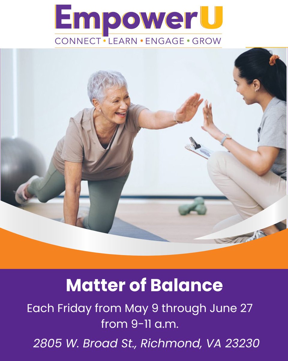 Join us for 2 FREE upcoming EmpowerU classes designed to support both our patients &amp; caregivers

Caring for the Caregiver:
🗓️ Each Tuesday May 6 – June 10 | 1-2:30 p.m.
shelteringarmsinstitute.com/event/caring-f…

Matter of Balance:
🗓️ Each Friday May 9 – June 27 | 9-11 a.m.
shelteringarmsinstitute.com/event/matter-o…